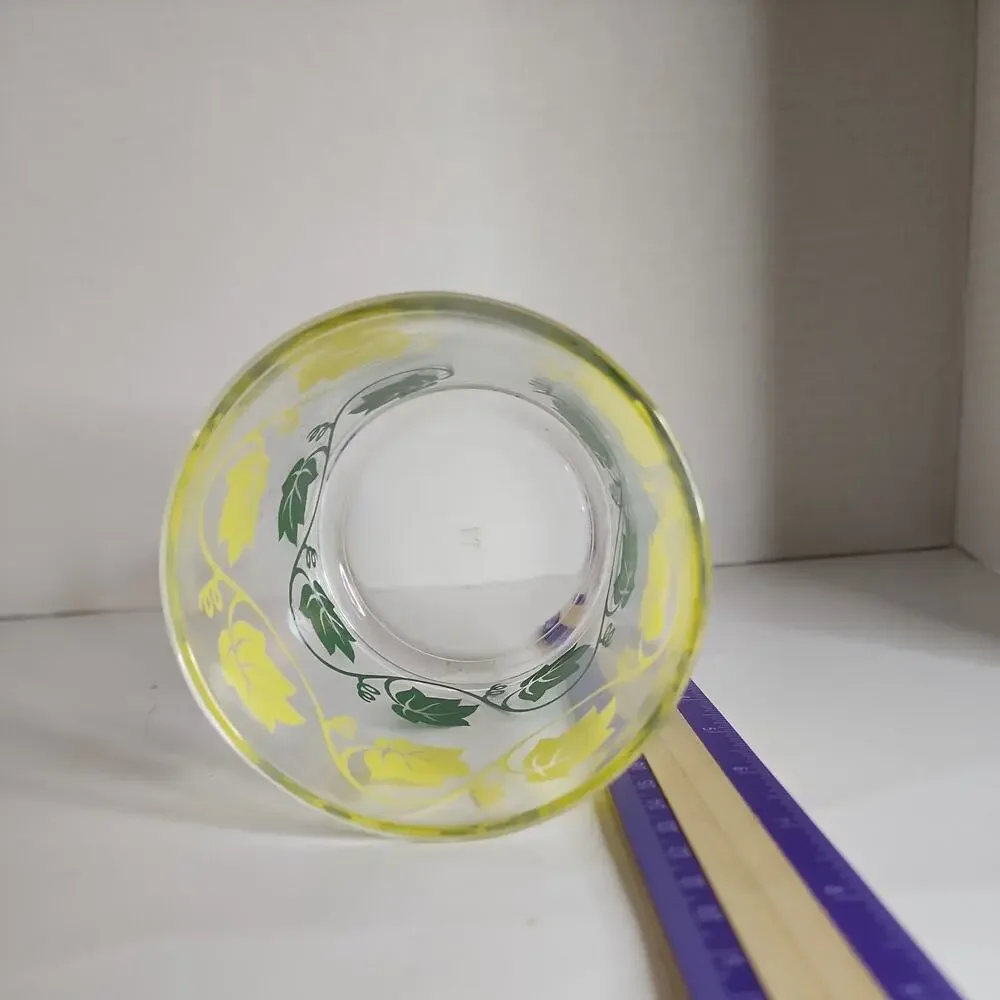 VTG Hazel Atlas Glass Sour Cream 4